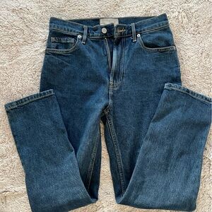 Everlane The Original Cheeky Jean in Deep Indigo | 27 Crop